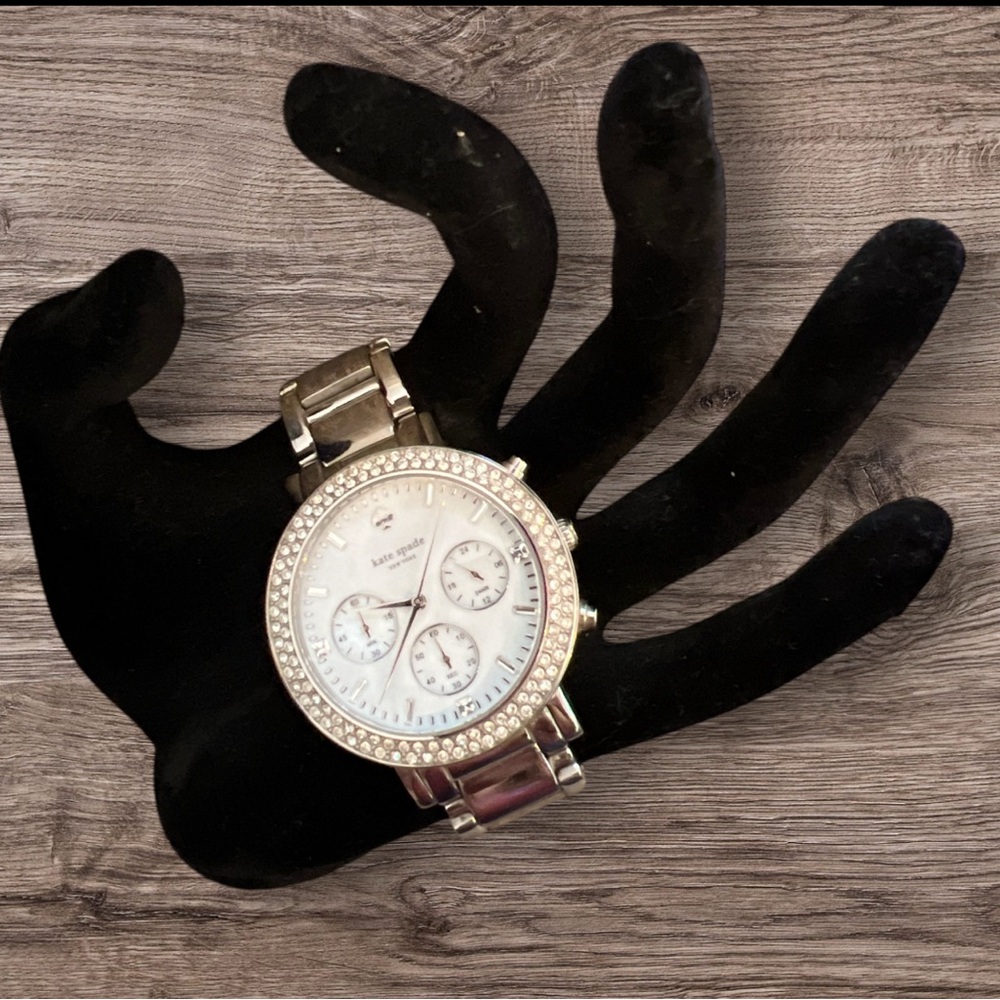 Kate Spade New York Gramercy Grand  Women Stainless Steel Crystals Analog Watch